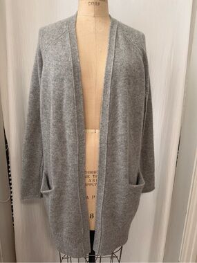Skull Cashmere, Open Front Long Cardigan sz M